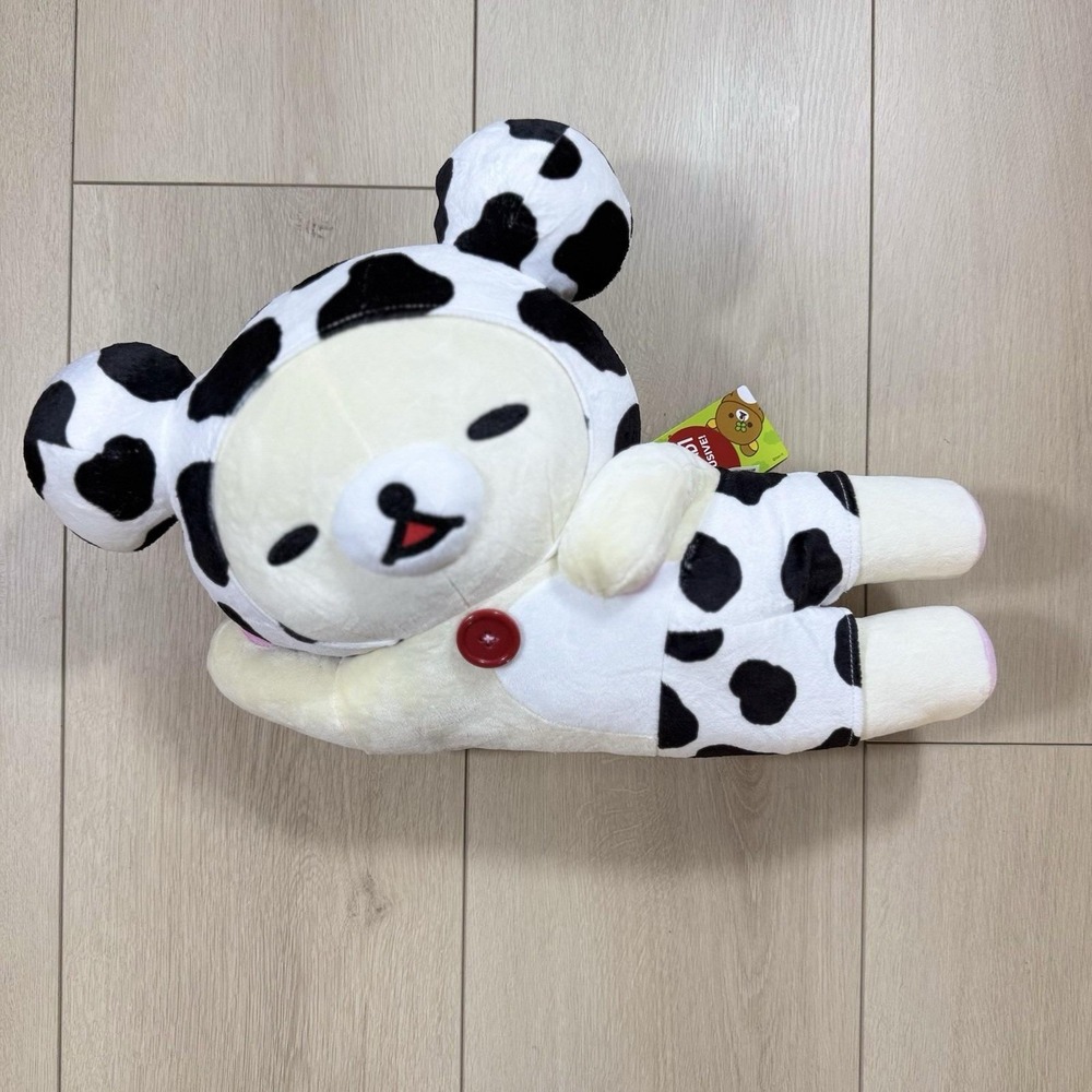 Rilakkuma Korilakkuma‎ Cow Sleeping Plush 18" Round1 Exclusive NWT San-X Kawaii